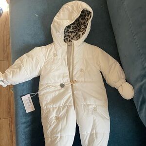 Beautiful Roberto Cavalli puffer snowsuit six months